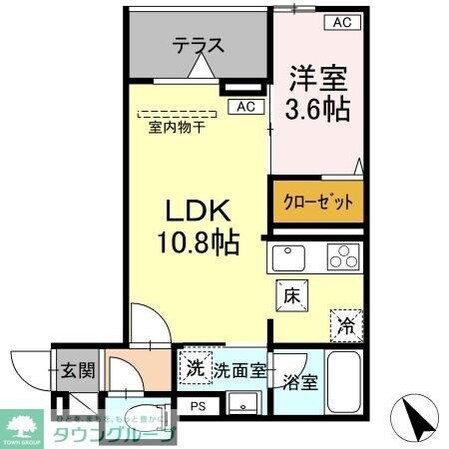 Asset-Court元横山町の物件間取画像